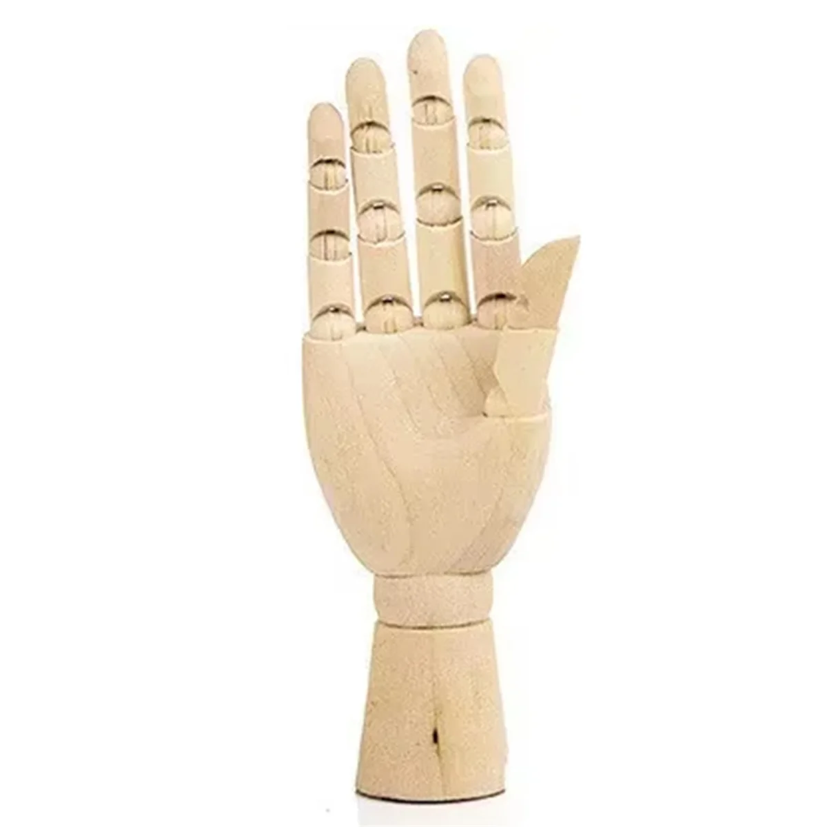 FLYY-Holzhandmodell, Handfiguren, drehbar, Gelenkzeichnung, Skizze, Schaufensterpuppe, Miniaturen, Desktop-Raumdekoration – Detail 7