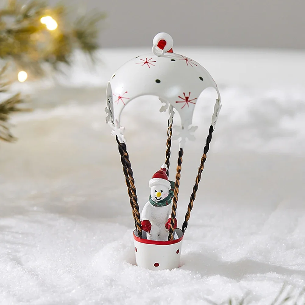 Interesting Metal Christmas Pendant Desktop Bedroom Living Room Santa Claus Mailbox Decoration Holiday Children Couple Gift