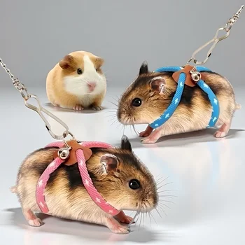 Adjustable Soft Pet Harness and Leash With Bell 1
