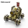 Microworld 3D Metal Puzzle Game Artillery Chariot Model DIY Jigsaw Kits Laser Cutting Toys Christmas Gifts For Teen Adults Kids 1