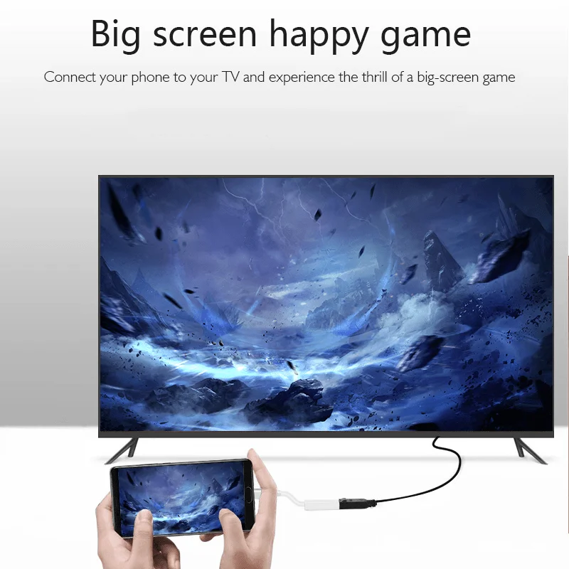 USB 타입 C to HDMI 호환 케이블 어댑터 HDTV 컨버터 케이블 (아이폰 15, 16, 17, 맥북 에어, 아이패드 프로, 삼성용)