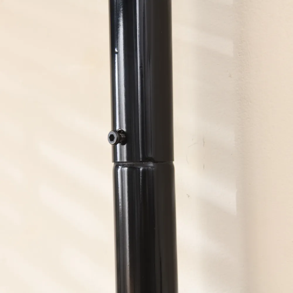 Schwarzes umwandelbares Kinder-Etagenbett 90×200cm, trennbar in 2 Einzelbetten mit Gitter-Sicherheitszaun und Treppen, sicher und robust – Detail 7