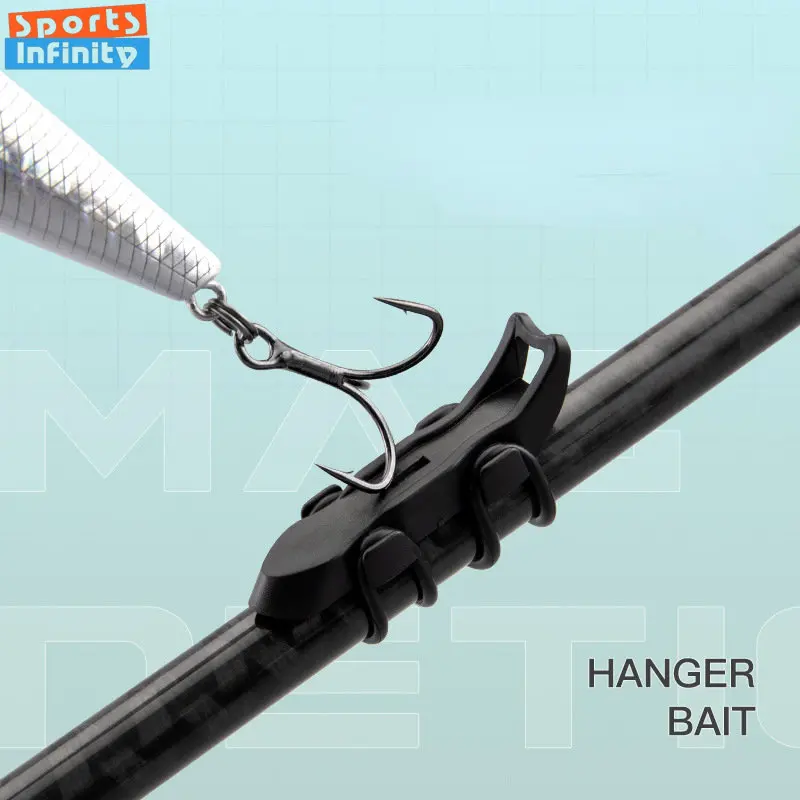 Magnetic Fishing Hook Secure Keeper Holder Fishing Rod Hook Plastic Protect Bait Portable Accessories Tools Fixed Lure Jig Hooks