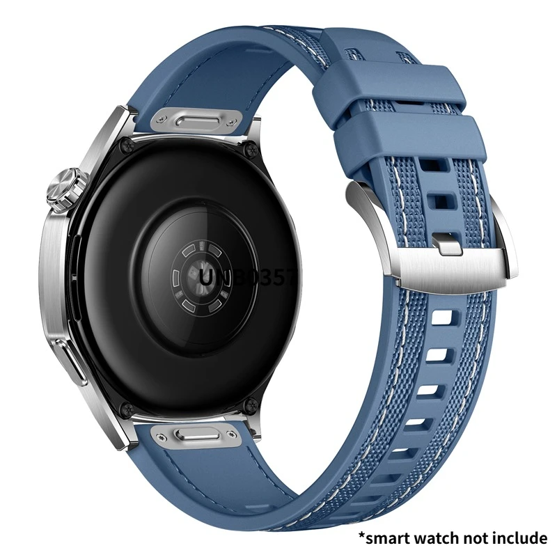 Universal 22mm Nylon Silicone Sport Strap with Quick Release Feature