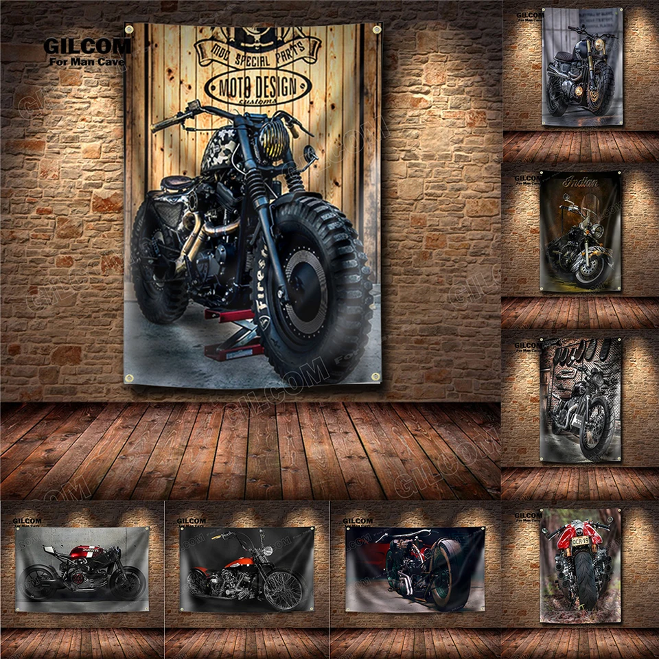 Drapeau Kawasaki 1000 Biker - Poster Déco Man Cave Multicolore En Polyester - Idée Cadeau Fan Moto