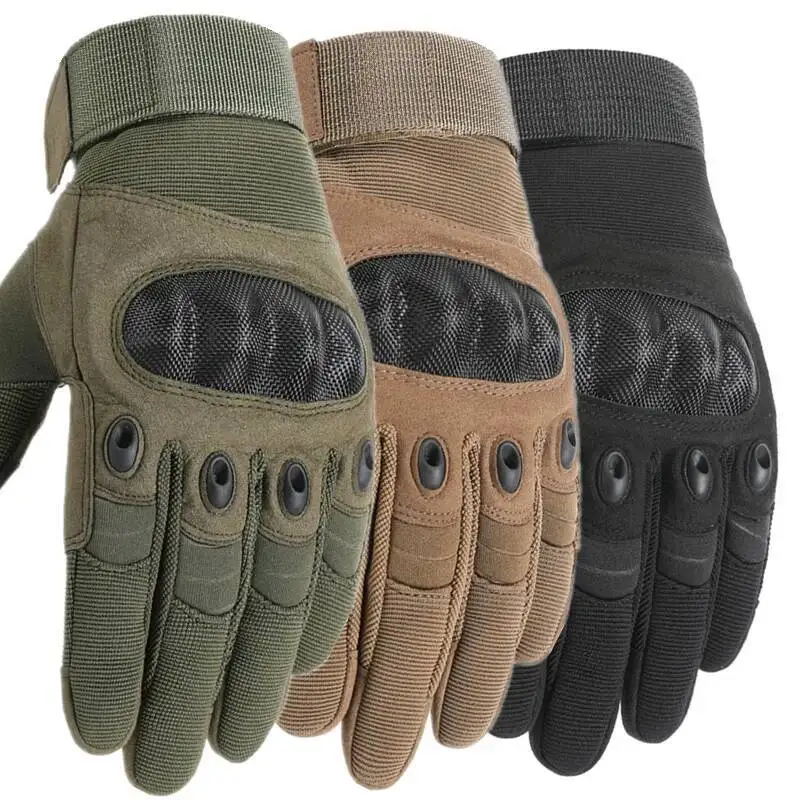 Touch Screen Tactical Men Women Motocross Riding Hard Knuckle Full Finger Moto Guantes Racing Motorcycle Gloves