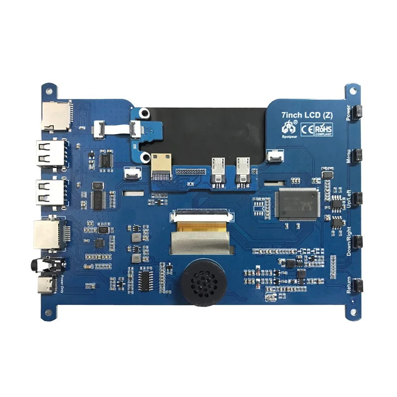 Raspberry pi Zero 2w Personalizado Touch Screen Display Faça Você Mesmo Tablet Computador Áudio Rj45 Usb Hub para Banana pi Zero 2w - Imagem 4