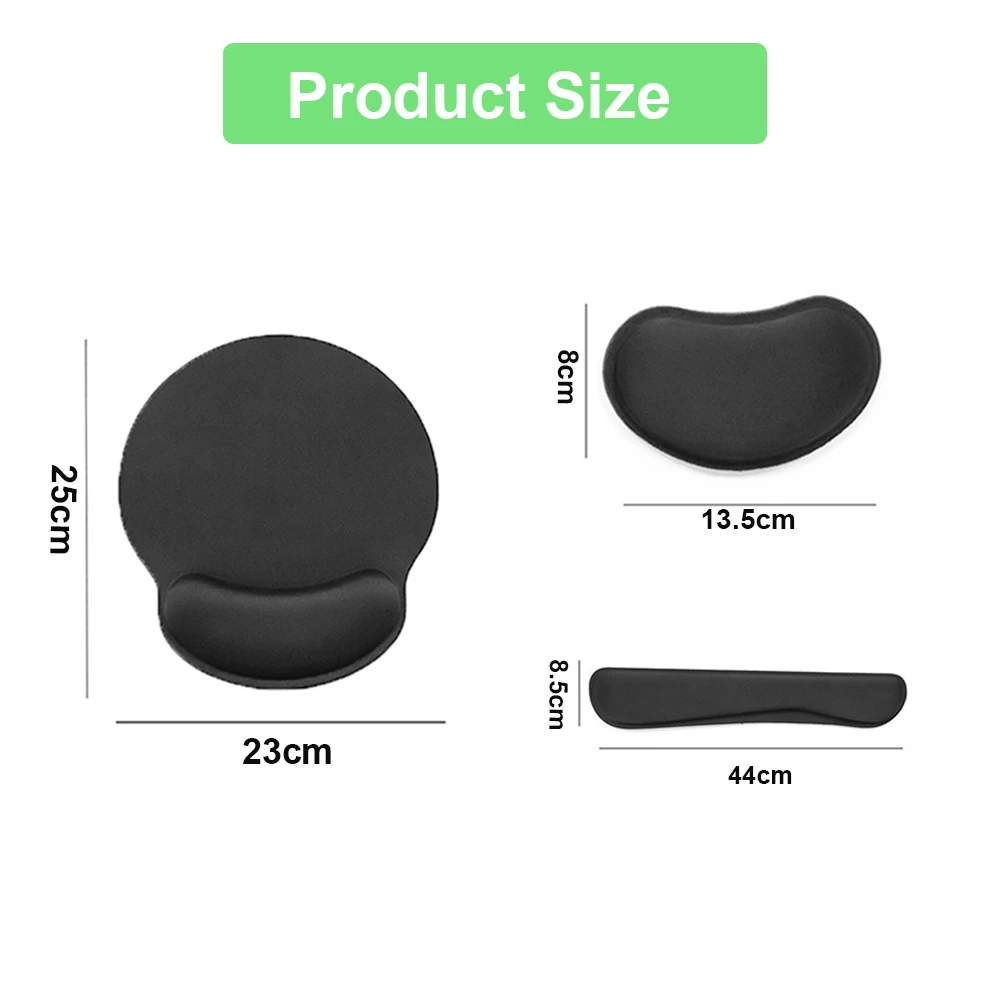 Tapete Ergonômico da Almofada de Pulso dos Ratos para o Computador do Escritório Computador Portátil Moise - Imagem 4