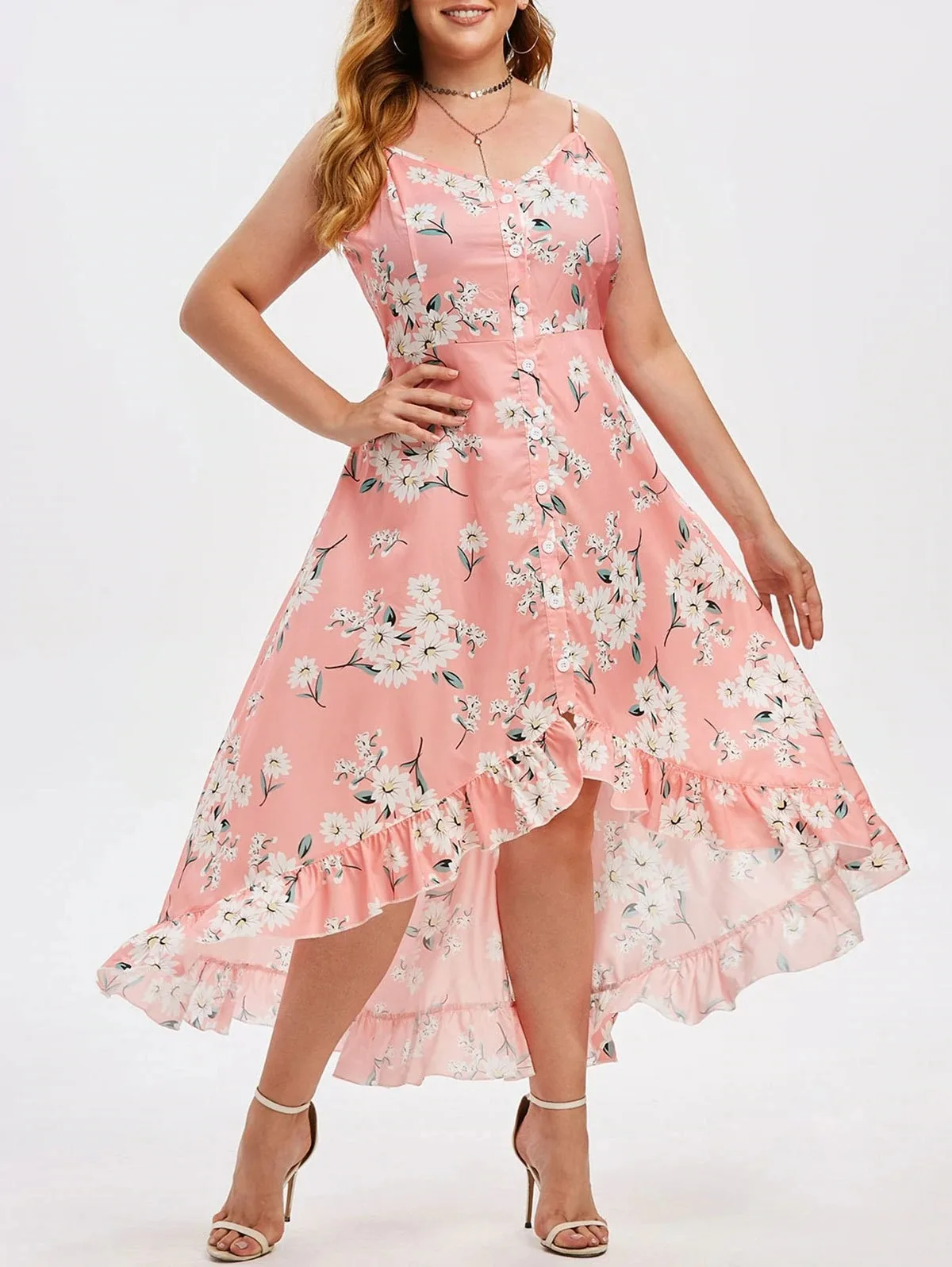 

2022 Summer Elegant Dress Vintage Floral Print High Waist Sleeveless Fashion Casual Dresses Off The Shoulder Sexy Dress Loose