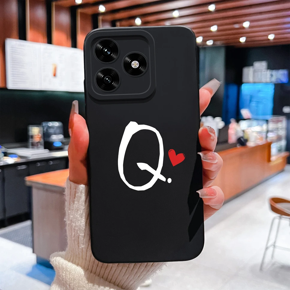 Simple Heart Design - Premium Soft Liquid Silicone Phone Case Cover