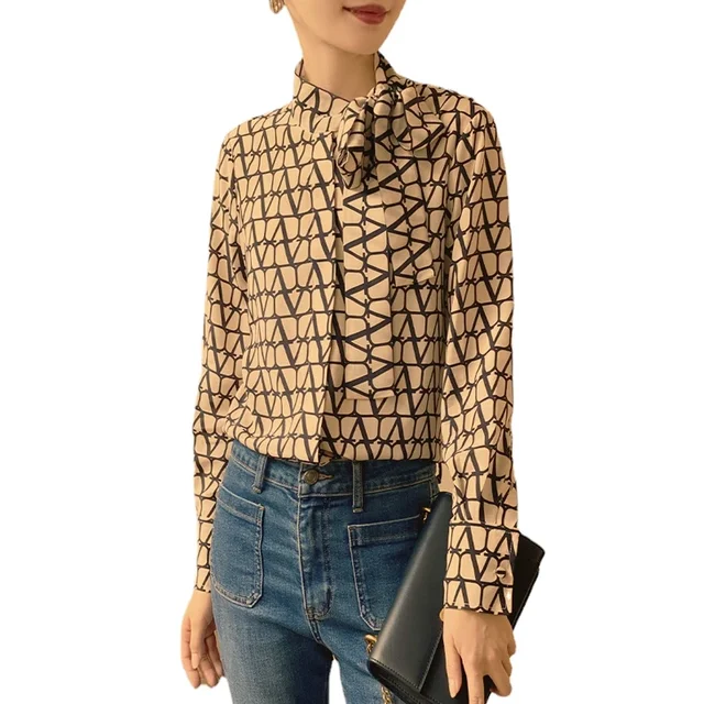 Mode femmes Blouses nouveauté dames dessus de chemise Blusas Mujer 1