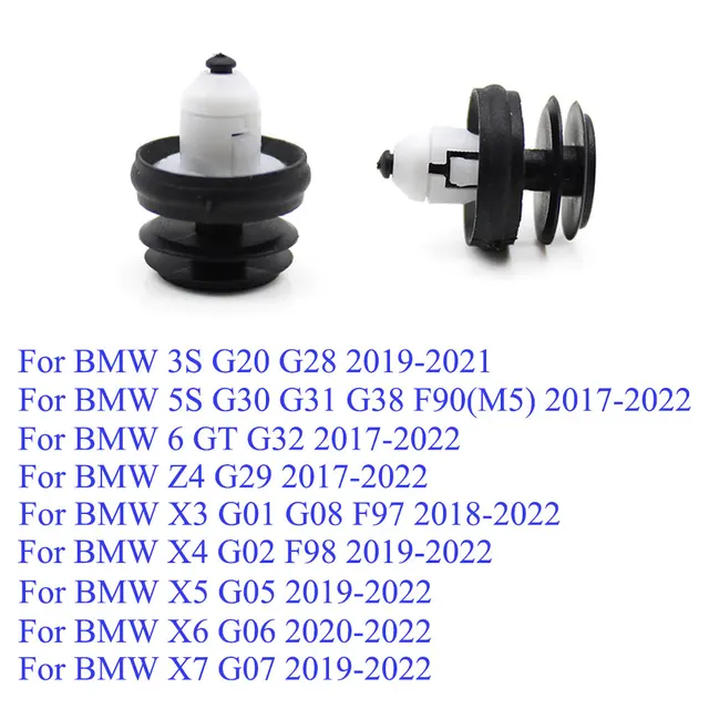 Fixation de clip de panneau de garniture de porte, accessoires de voiture  pour BMW 3 5 6 Z4 Bery Tage X5 X6 X7 Series G01 G30 G31 E36 G20 G28 G05 G06  51417325082