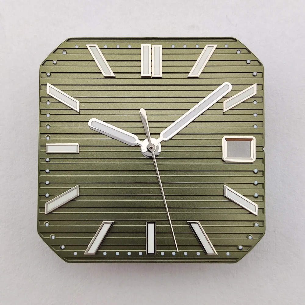 Men's Automatic Watch Kit - Square Dial, Waterproof 316L Stainless Steel Case