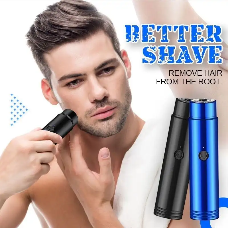 

Mini Portable Men'S Electric Shaver Rechargeable Machine Shaving For Beard Razor Shaver Face Body Hair Trimmer