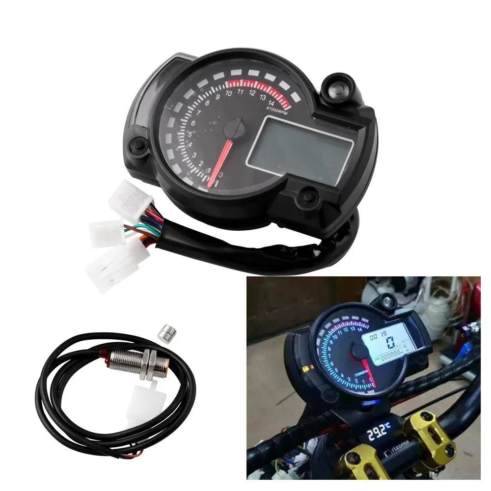 Motorcycle Lcd Speedometer Tachometer Instrument For SUZUKI gsf 1250s gsx-s125 gsr 750 250 intruder | Автомобили и мотоциклы