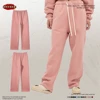 ZODF 2023 Men Casual Winter 350sm Fleece Pants Unisex Loose Soft Comfortable Sport Solid Straight Trousers HY0643 2