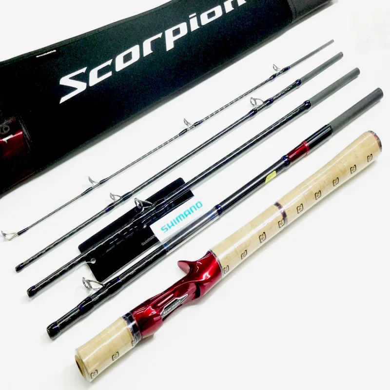 Shimano Scorpion Fishing Rod 5 Piece Spinning Casting Travel Rod