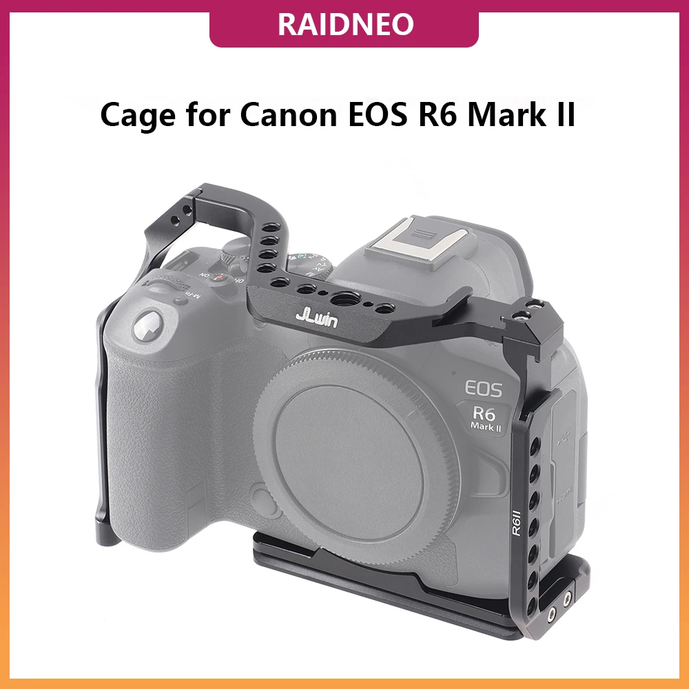 R6 Mark Ii Gabbia Per Fotocamera Per Canon Eos R6Ii Extension Custodia Protettiva Vlog Video Stabilizzatore Rig Kit Con Piastra A Sgancio Rapido Arca