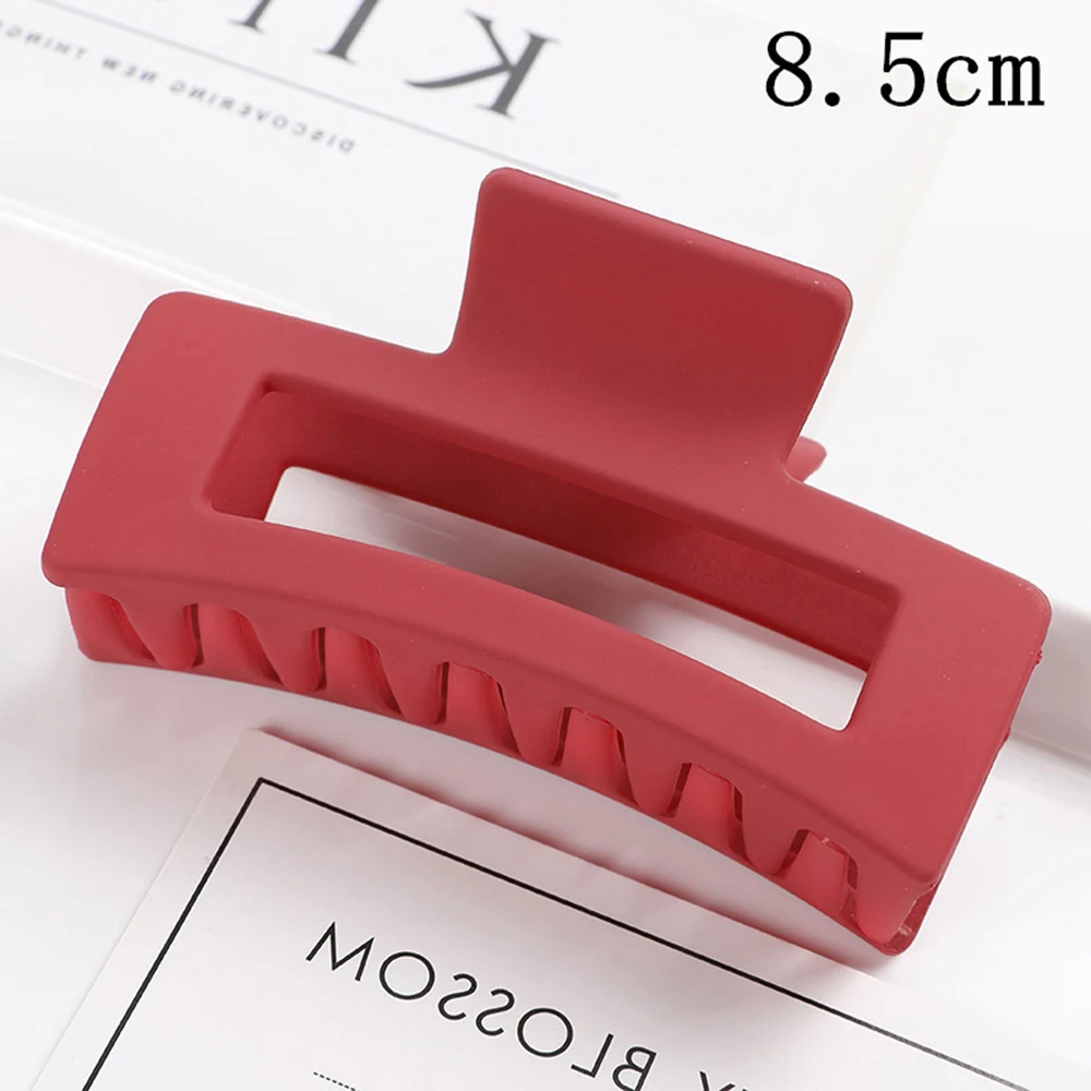Koreanische Haarklammern aus Kunststoff für Frauen und Mädchen, große Haarspangen, Krabbenklammern, modische Haarschmuck-Accessoires – Detail 8