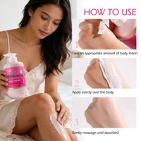 Lotion pour le corps blanchissante LKIAE, avec vitamine C, vitamine E, curcuma, adoucissante pour la peau, hydratation intense, absorption rapide, 500 ml 4