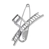 Hairpin Clip with Ponytail for Girl Exaggerated Women Creative Claw Zinc Alloy Metal Jaw Clips 1