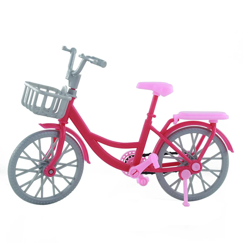 Mini Simulation Bicycle Bike Doll Accessory Kids Toys Decoration Plastic Novelty Toys Finger