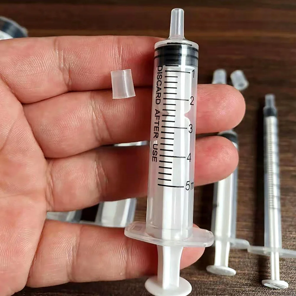 10pcs 5ML Liquid Syringes Perfume Refill Tools Perfume Dispenser Tools Refillable Syringe Needle Tube Separator Cylinder Tubes