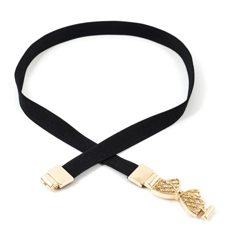 

Fashion designer belt for women summer metal belts women elastic strap waistline for women's dress accessories BL353