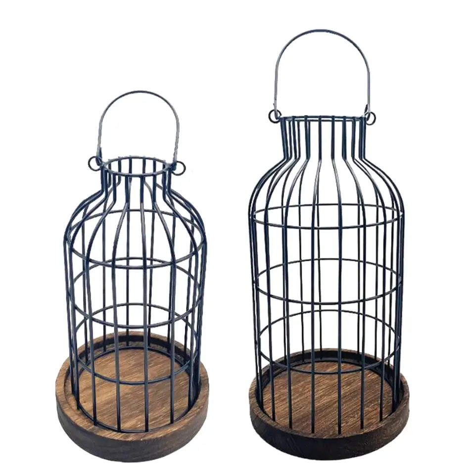 TRIROCKS Lanterna Decorativa in Acciaio Inossidabile 30 cm Alta, Portacandela in Metallo con Vetro Temperato, Perfetta per Decorazioni Casa, Soggiorno, Eventi (Oro