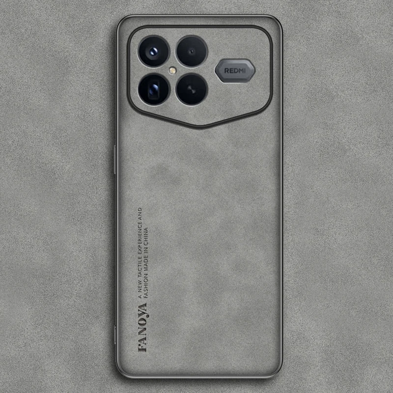 Matte Frosted Anti-Shock Hard Plastic Case with Leather Cover