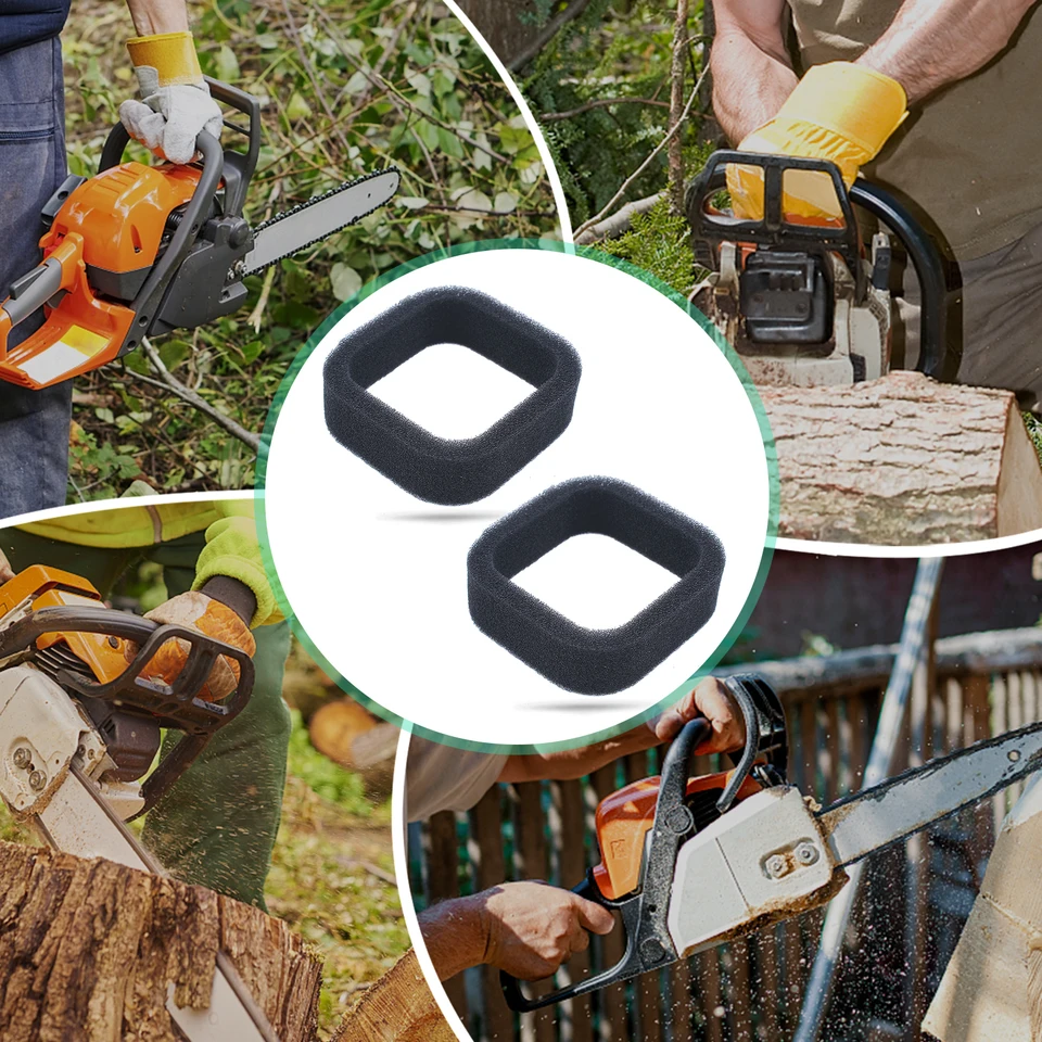 Kit Filtro Aria Per Decespugliatore Kawasaki TH23 E TH26 - 2 Pezzi Schiuma Originale