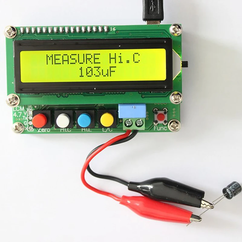 Digital LC100-A LCD High Precision Inductance Capacitance L/C Meter Tester 2