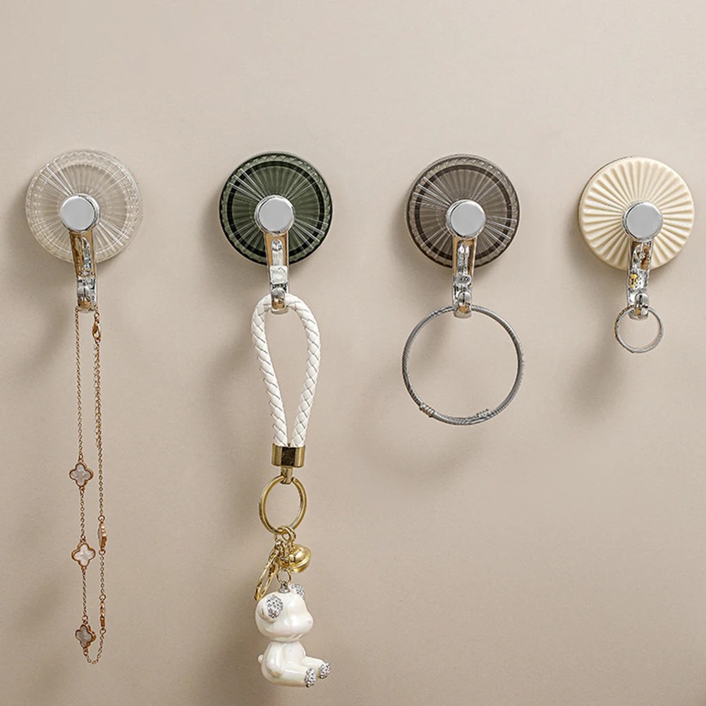 Suction Cup Hook Plastic Hook Utility Towel Bath Ceiling Vacuum Glass Suction Shower Nail Free Hanger for Wall Hanging