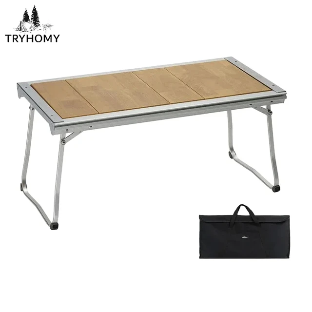 [최신|인기상품]알루미늄롤테이블 => Tryhomy 알루미늄 합금 테이블 캠핑 접이식 테이블: 야외 활동에 필수적인 도구 [ChinaNOW | 추천상품]
