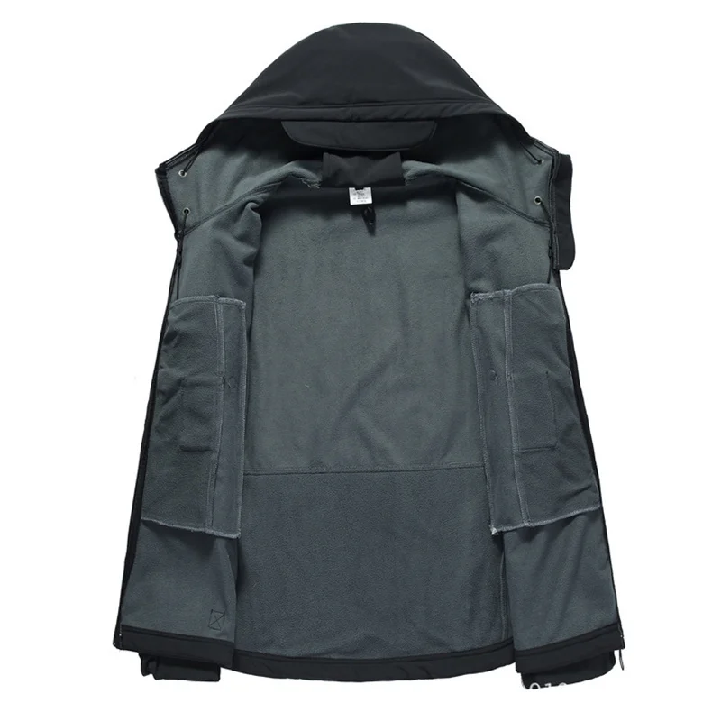 Secret Hunting Suit Outdoor Shark Skin Soft Shell Fleece Jackets Pants Filed Camouflage Trip Camping Hiking Hunting Tracksuit