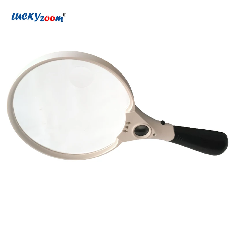 

Ручная увеличительная линза для чтения, 2x4x25x, Портативная Лупа для ювелирных изделий, лупа 137 мм