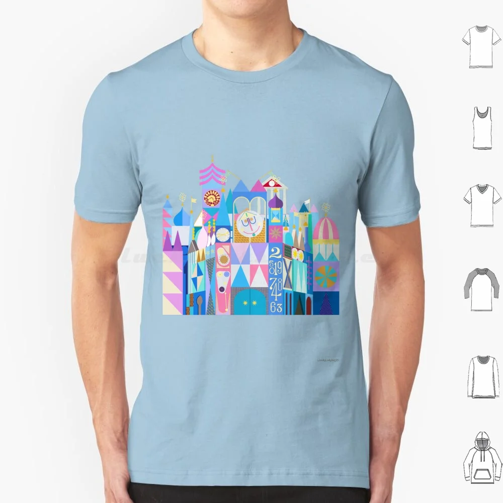 Tokyo Small World After All T Shirt 6Xl Cotton Cool Tee Wdl Tokyo Japan Small World Wdw Simple Minimal Busy Small World After