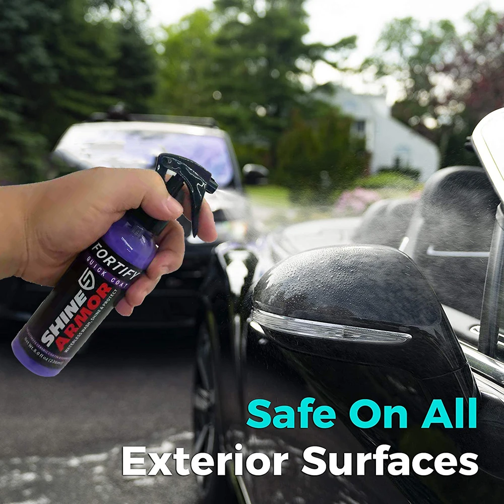 Auto Ceramic Coating Spray Car Wash Soap Formula Interior Cleaning Detailer Body Polishing Plastic Refresher for SHINE ARMOR car polishing kit,car paint protection