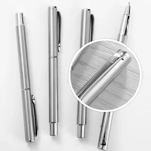 Luxury Metal Fountain Pen 0.38/0.8/1.3mm Curved Nib Student Writing Pen School Art Exercise Signature Supplies Office Stationery - Image 5