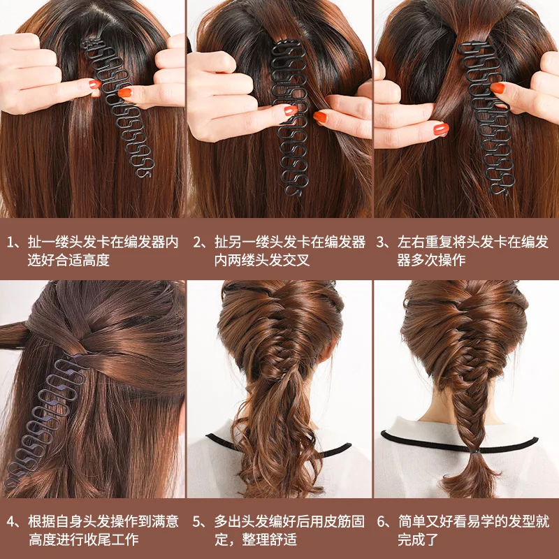 1-65Pcs/Set Multi-style Magic Donut Bun Maker Women Hair Accessories Braid Styling Hairpins Twist Hair Clips Girls Styling Tools 6