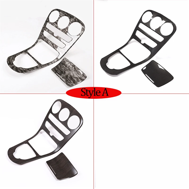 

ABS For Mercedes Benz C Class W205 2014-2018 Center Console Gear Panel Frame Cover Trim For Mercedes Benz GLC Coupe X235 2015-18