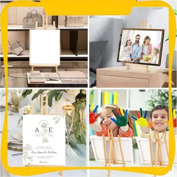 2Pcs 17 Inch Tabletop Easels,Easel Stand For Painting,Painting Party Easel,For Painting,Paint Easel For Canvas Painting Durable 1