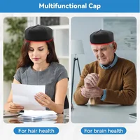 Red light therapy helmet for hair growth and scalp relief