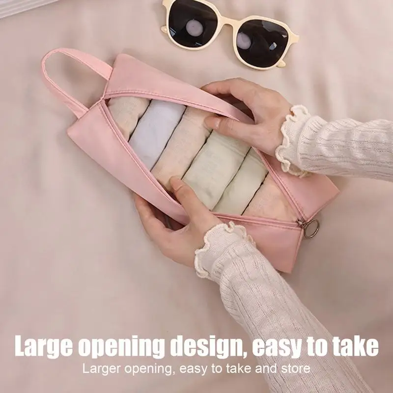 Underwear Travel Organizer Underwear Packing Cubes Storage Bag Women Cosmetic Stuff Washing Bag Portable Clothes Organizer Pouch 2