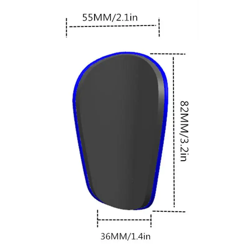 1Pair Mini Football Shin Pad Wear-resistant Shock Absorbing Leg Protector Lightweight Portable Soccer Training Shank Board
