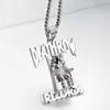 Hip-Hop Death Row Prisoner Chain High Quality Stainless Steel New Rap DeathRow RECORDS Pendant Necklace Nightclub Mens Jewelry 5