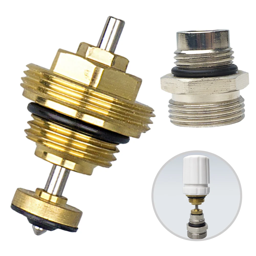 

Underfloor Heating Manifold Return Pin Valve Core Brass Pin Valve Threaded Part M30x1.5 G1/2*G3/4 Home Improvement
