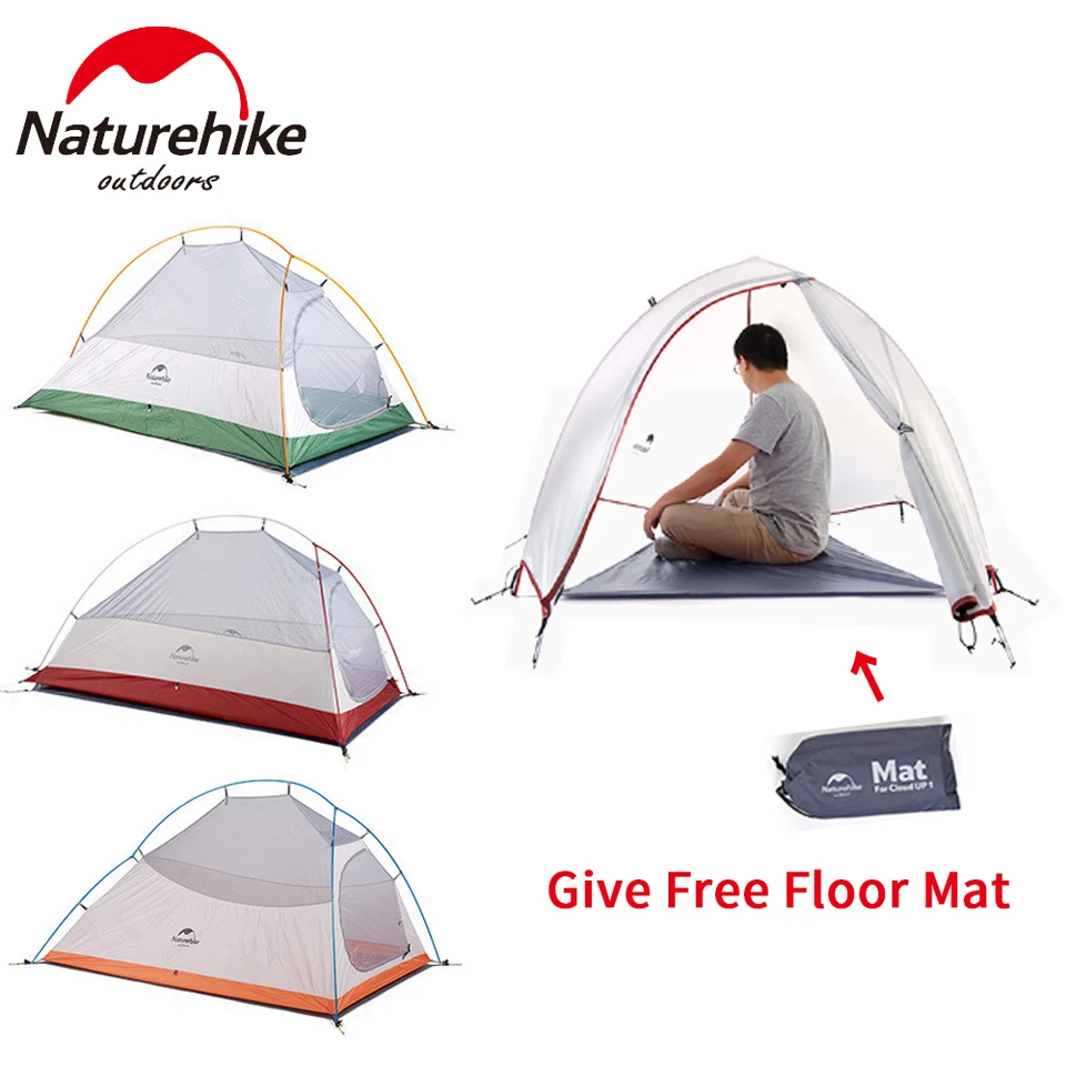 Naturehike Cloud Up 1 Tent Ultralight Camping Dome Single Tent for