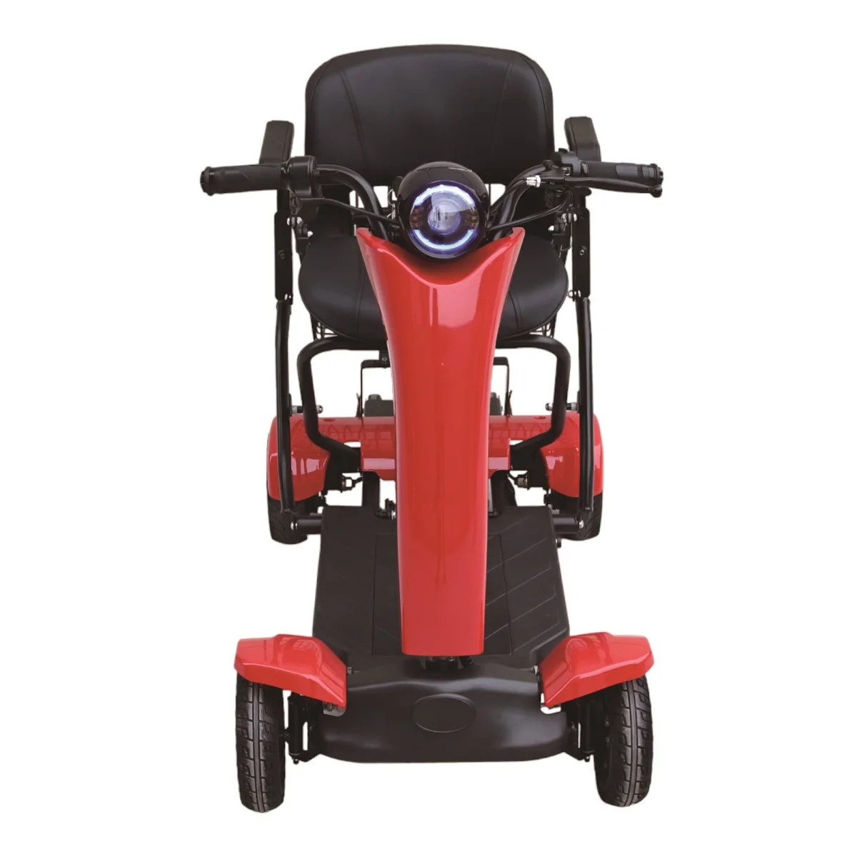 cheap long range mini mobility 4 wheel elderly handicap automatic folding electric scooter with basket