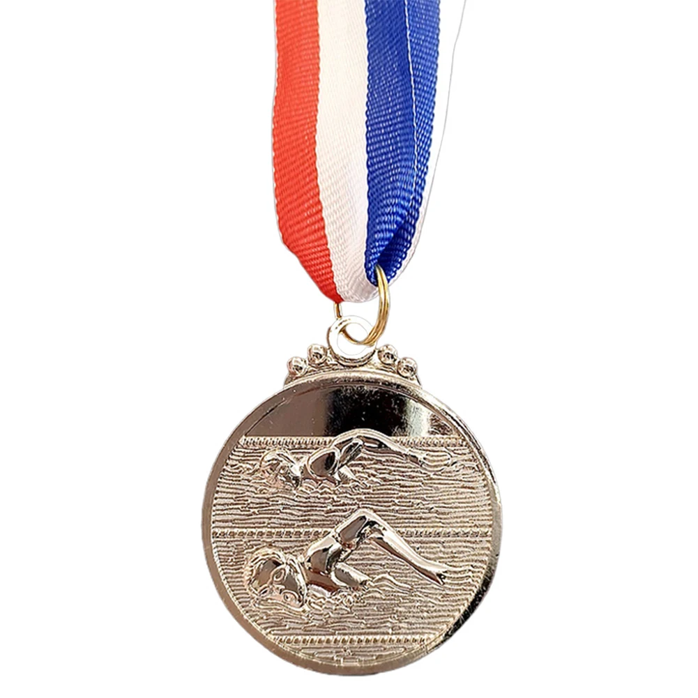 5cm Swimming Medal Award Medals Neck Ribbon Competition Awards 1st/2nd/3rd Place Medals Competitions Party Race